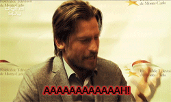 anascreen:  Nikolaj Coster-Waldau sums up Game of Thrones in four reactions. 