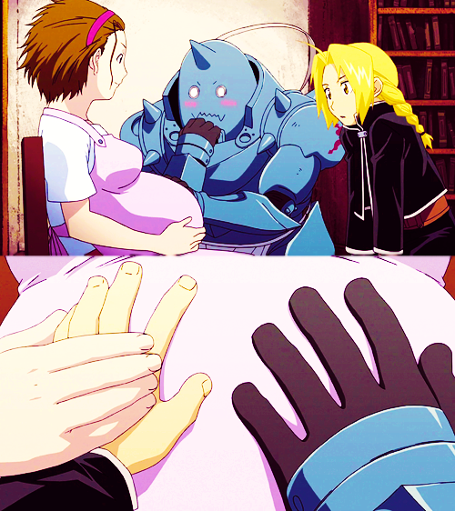 kiritsugu:  “We were inside Mom’s tummy like this once upon a time too.” 