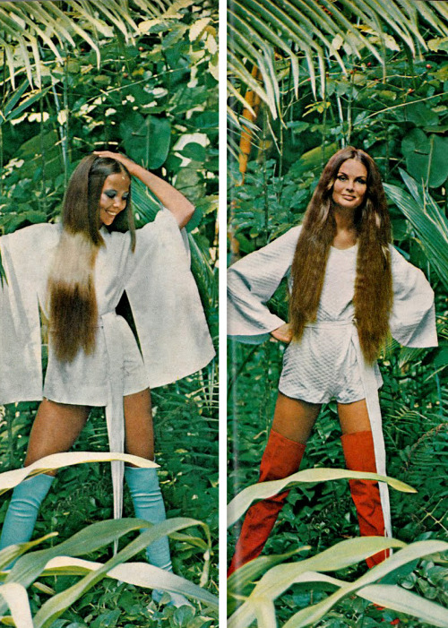 superseventies: Penelope Tree and Jean Shrimpton for Vogue, 1970. Photos by David Bailey. 