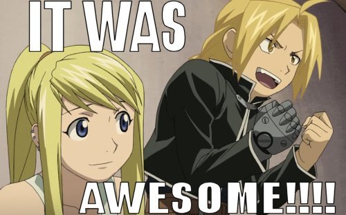 adventuresofcomicbookgirl:  Okay so I know old meme is old…but the things I saw about Winry today inspired me to do this. Once I came up with the bit with Ed, I COULDN’T LET GO. So here this is. I’ll put it into one image as well and post that.