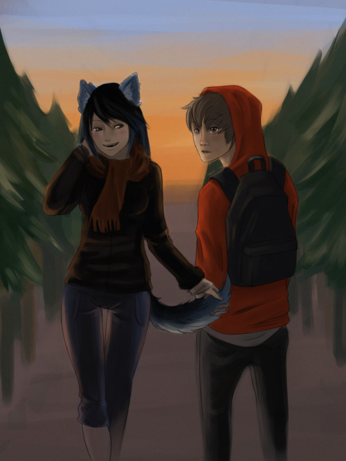 Red Riding Hood And The Wolf