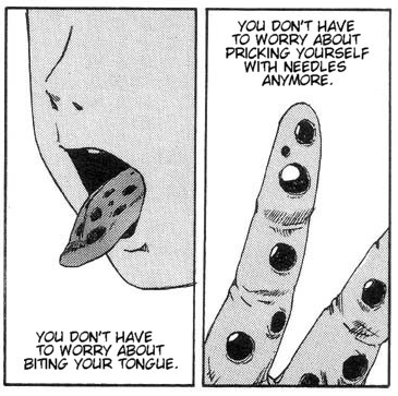 horror-manga-caps:  Seriously, the more I re-read this manga, the lazier I get. 