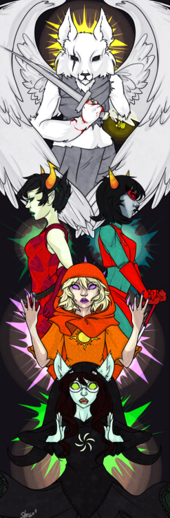 shewinki:Working through my WIP folderHave some Homestuck (because I clearly don’t draw enough) BE
