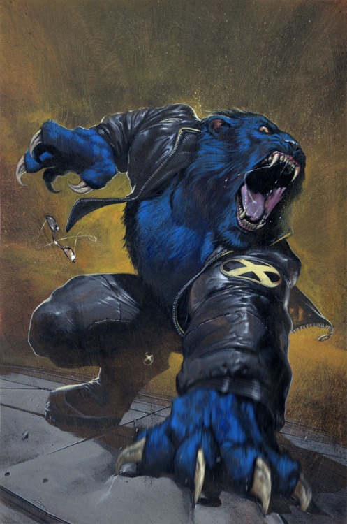 brianmichaelbendis:  Beast by Gabriele Dell’Otto