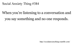 Which is pretty much why I don&rsquo;t like having conversations with more than one person. And this always happens with the same people who are always like &ldquo;Why don&rsquo;t you talk more?&rdquo; Man, I am, you&rsquo;re just not listening :\