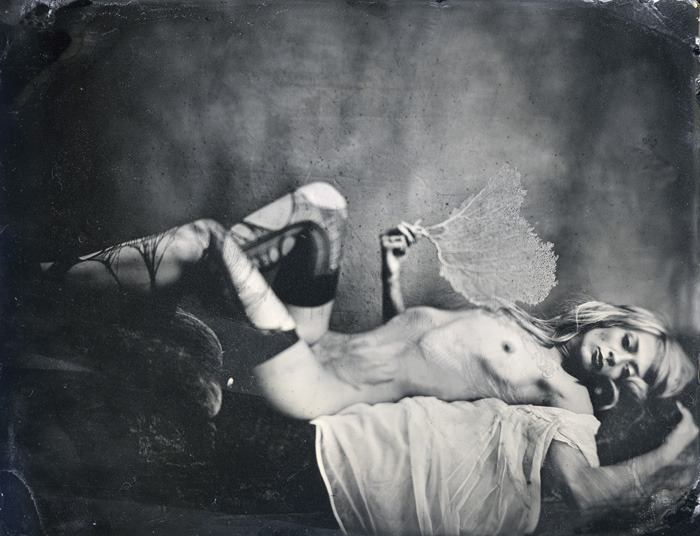 Wet plate from back in August. Allan Barnes, Los Angeles. This picture reminds me