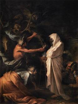 missfolly:  The Shade of Samuel Appears to Saul, by Salvator Rosa, 1668 