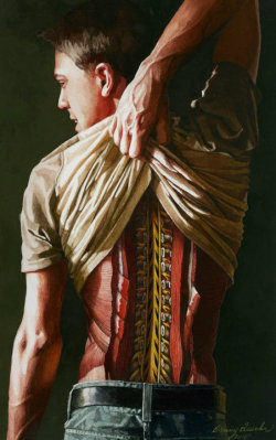  The beautiful work of Danny Quirk which I want to share with you fellow anatomy enthusiasts. Lush. 