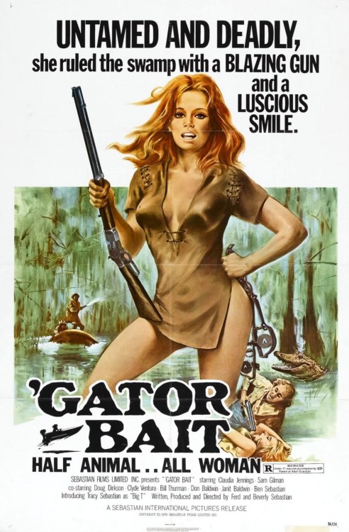 Claudia Jennings in Gator Bait (1974) porn pictures