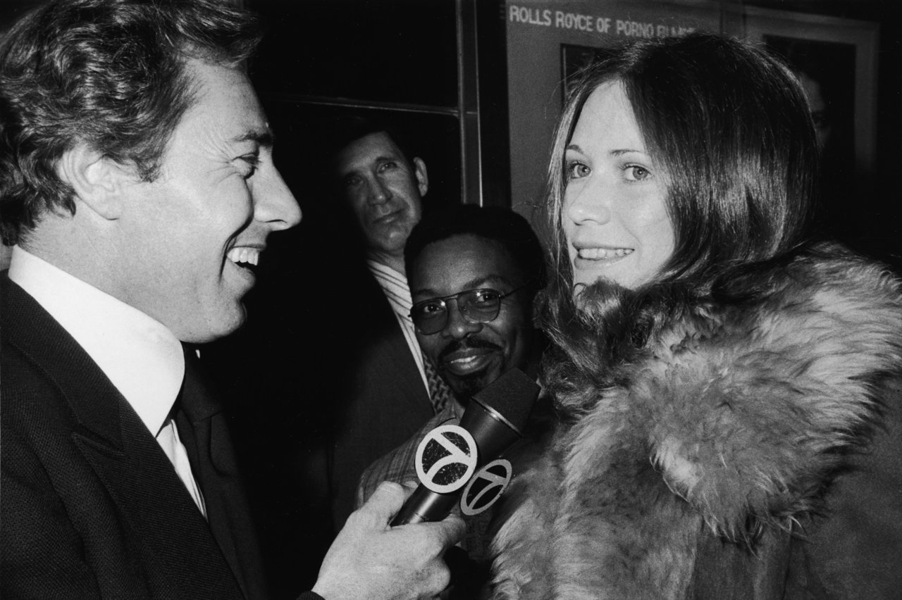 Attending the premier of Resurrection of Eve, New York, 1973