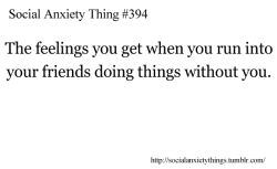 Social Anxiety Things