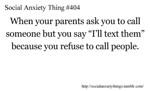 Social Anxiety Things