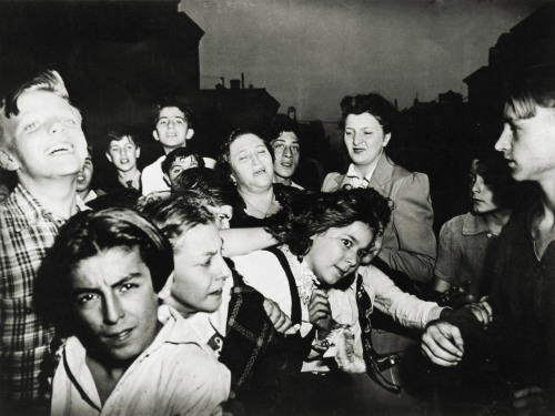 Their First Murder photo by Weegee /Arthur Fellig, NY 1941