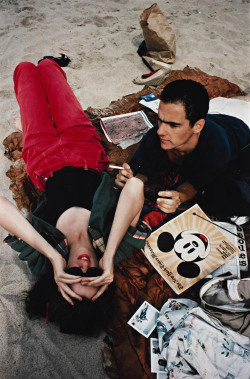 C.z. And Max On The Beach, Truro, Ma Photo By Nan Goldin, 1976