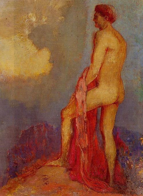 peira:  Odilon Redon:  Oedipus in the Garden of Illusions (not dated) 