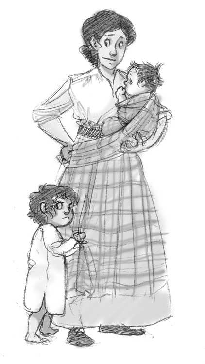 fabledquill:I imagine that Jamie would have been a somewhat difficult child, since he has that 