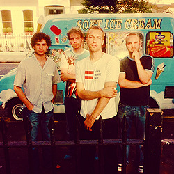 xylotoo:  COLDPLAY: Jonny Buckland, Chris Martin, Guy Berryman and Will Champion.
