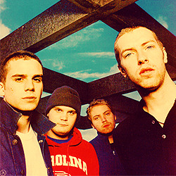 xylotoo:  COLDPLAY: Jonny Buckland, Chris Martin, Guy Berryman and Will Champion.