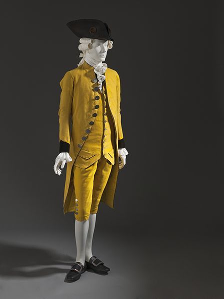 oldrags:Suit, ca 1785 Spain, LACMAThe hat is ca 1780 Europe or the US and is made of beaver hairClic