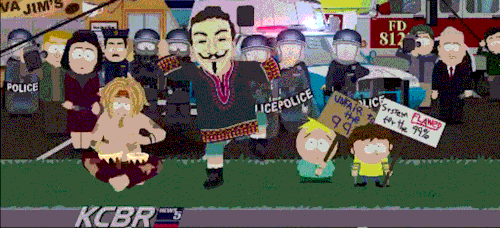 blindlyblunt:  I’m so damn happy I picked today of all days to catch up on South Park. 