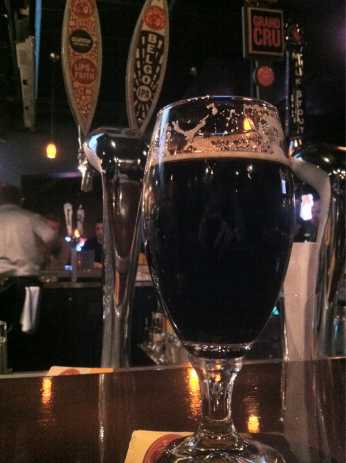 New Belgium “Clutch” Lips of Faith series - 9% abv - #craftbeer Draft, Raleigh, NC
Another installment of the sour series from New Belgium. This one is of the dark variety but it can’t hide from its sour roots. 80% stout and 20% sour…much like the...