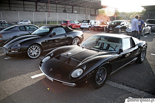 automotivated:  Lamborghini Miura SV (by Sellerie’Cimes)
