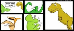 sacatraca:  El T-Rex y sus problemas de fapeo