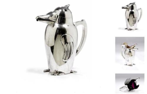 Silver Art Deco Penguin Pitcher Koller Auctions, Design, Zurich, Nov 18th