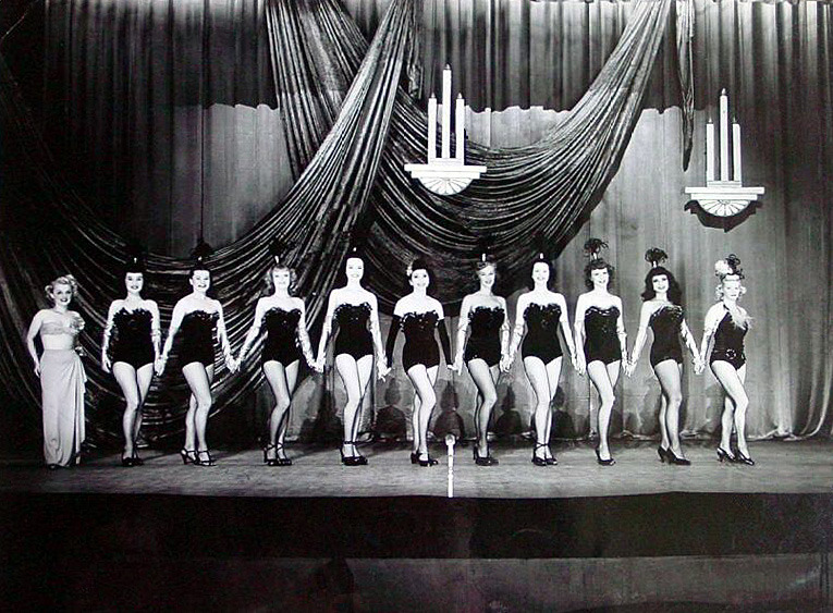 Likely taken in the early 1950&rsquo;s,&ndash; the chorus line of the &lsquo;New