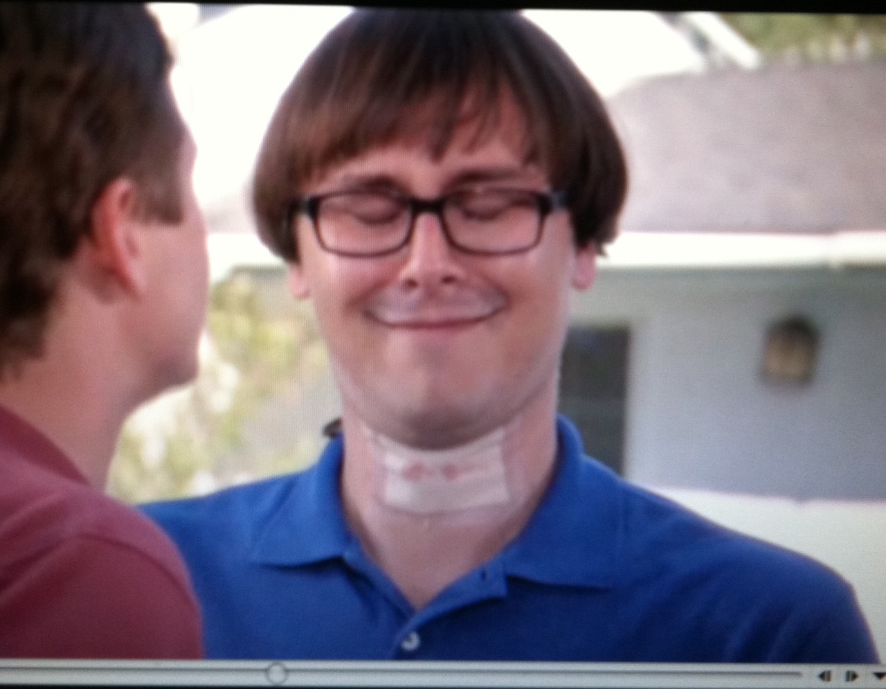 WORKAHOLICS — During the scene where Ders yells at Karl and...