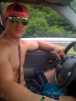 manhood:  Stud in a car 