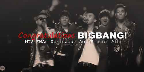 ohkorea:  CONGRATULATIONS BIGBANG! CONGRATULATIONS VIPS! CONGRATULATIONS K-POP FANS!