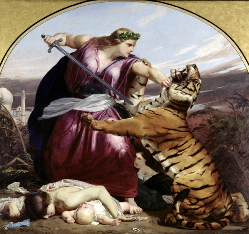 peril: Retribution (1858), Leeds City Art Gallery | artwork by Edward Armitage