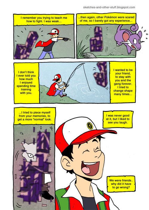 chicksdigthephoenix: pyroluminescence: thelaundryrump: Totally awesome Pokémon comic. About M