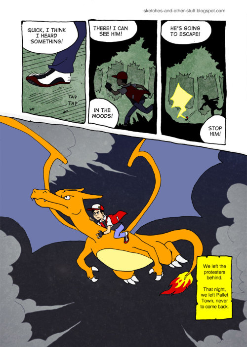 chicksdigthephoenix: pyroluminescence: thelaundryrump: Totally awesome Pokémon comic. About M