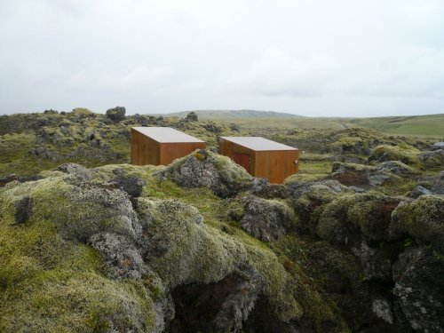 cabinporn:Blágil Park Ranger’s Cabins, Iceland