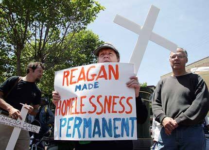 truth-has-a-liberal-bias:Ronald Reagan’s Legacy: Homelessness in America~~~~~~~~~~~~~~~Reagan came t