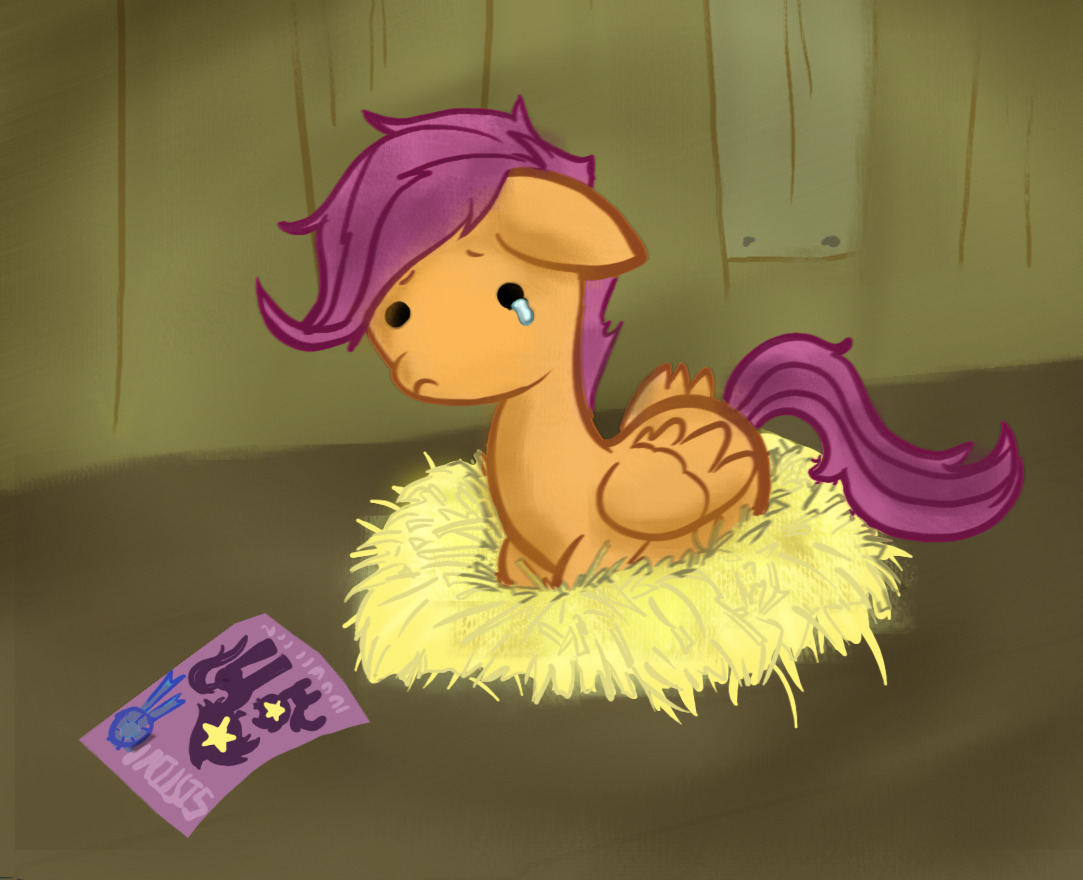 This is so cute to me. :| I guess because it&rsquo;s Scootaloo being an adorably