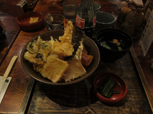 天丼 · てんどん · TEN-DON Tempura Donburi Japanese-style fried foods (typically shrimp, fish, and vegetabl