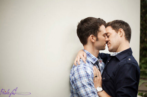  Real Gay Engagement Los Angeles, CA: Robbie and Allen:“I (Allen) had been on gay