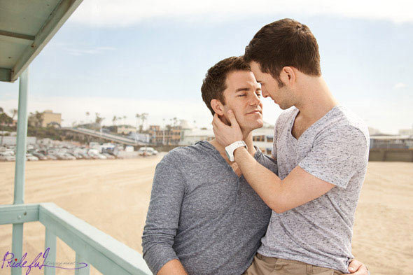  Real Gay Engagement Los Angeles, CA: Robbie and Allen:“I (Allen) had been on gay