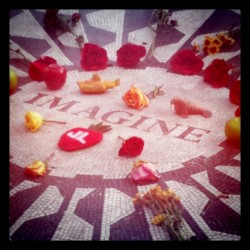 Strawberry Fields Forever&hellip;. Central Park NYC (Taken with instagram)
