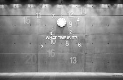 creatio-ex-materia:   what time is it? -