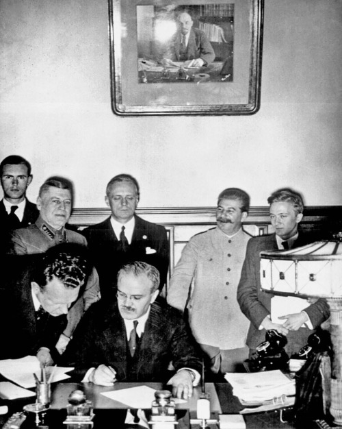 The Molotov–Ribbentrop Pact was signed on August 23rd, 1939.