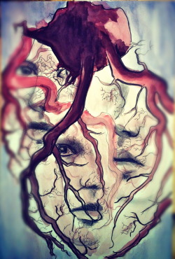 yushisworld:  “Still” Watercolor.  Ink. 