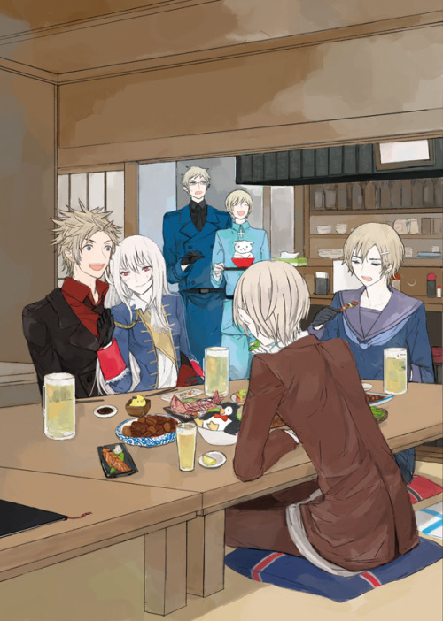 No idea what Fem!Prussia is doing there and in Denmark&rsquo;s lap XD&hellip; no idea..