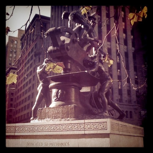 Dedicated to mechanics by James Mervyn Donahue, for his father. (Taken with instagram)