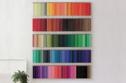 pulmonaire:  Colored Pencil Wall Display