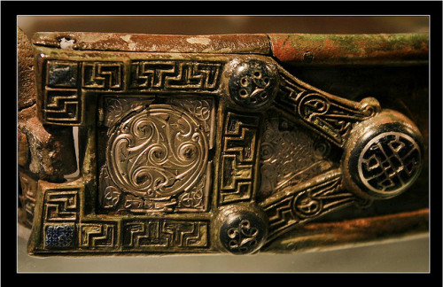 fuckyeahvikingsandcelts:  A detail from the Moylough Belt Shrine. Ireland by Harry Ormond on Flickr.