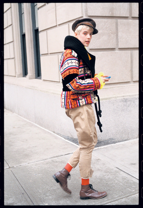 vogueaustralia: Bill Cunningham is New York’s original street style guy. Image of Agyness Deyn